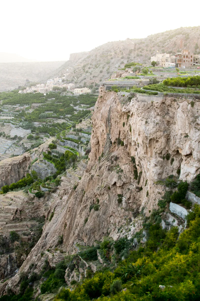 balcony farms and gardens on Jebel Akhdar