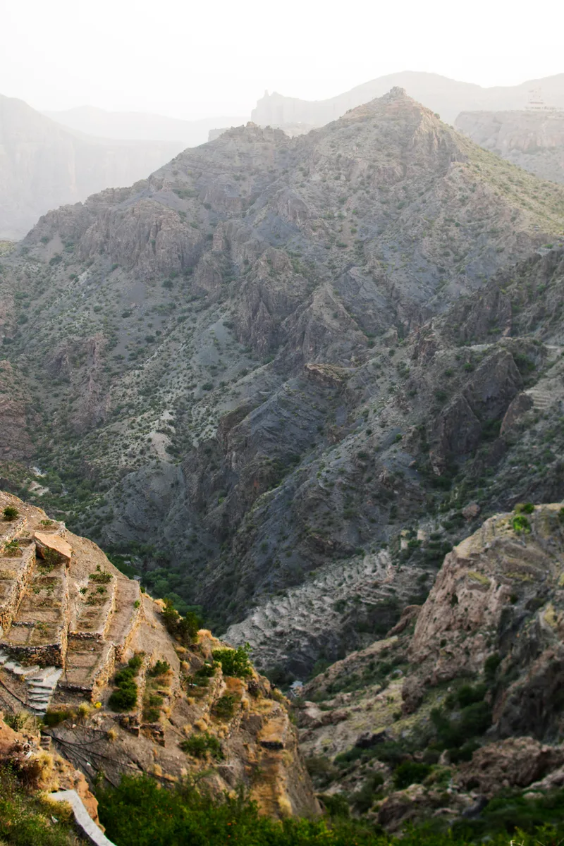 trekkign trails on Jebel Akhdar
